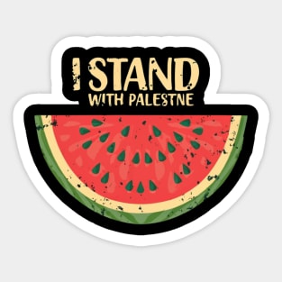 I stand with palestine Sticker